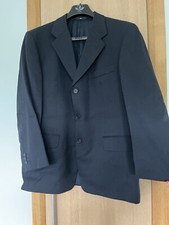 Mens Navy Suit Jacket  - Ciro Citterio Label - Size 42S