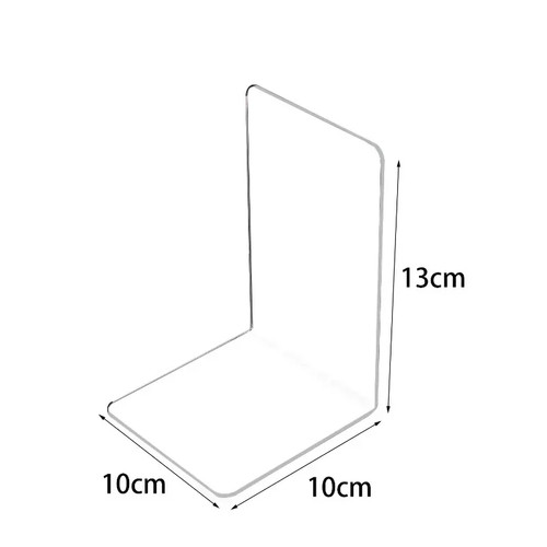 Transparent acrylic bookend - transparent,