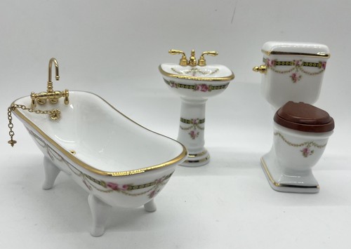 Dolls house reutter bathroom - house,