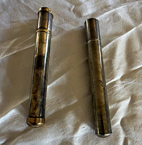Plain metal cigar tubes - cigar,