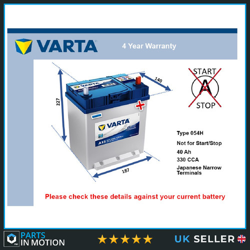 Battery fits honda civic fk1 - fits,