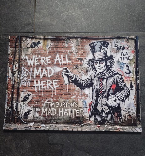 The mad hatter - mad, banksy