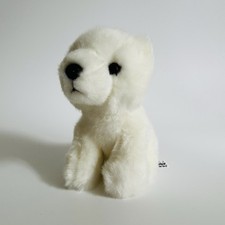 WWF Soft Toy Cuddly Plush Sitting Polar Bear Stuffed Animal Plushie 6”