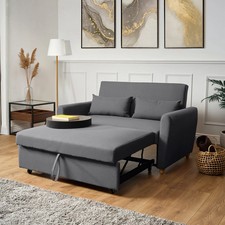 Dahlia Grey 2-Seater Pull Out
