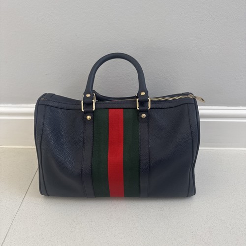 Unbranded navy blue weekender