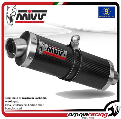 Mivv exhaust slip - -on, oval