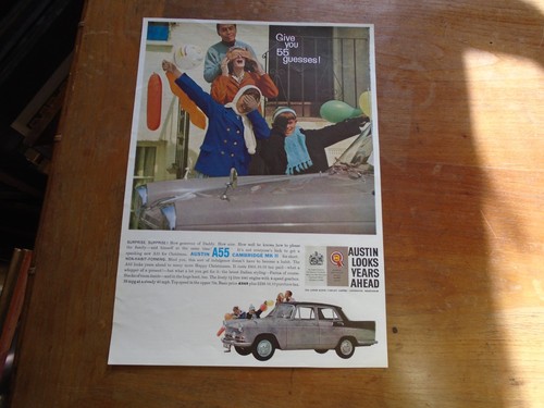 Vintage advert the austin - vintage,