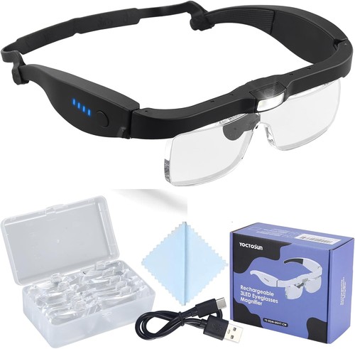 Lens head mounted magnifier - 5,