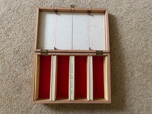 Vintage 35mm slide box - slide,