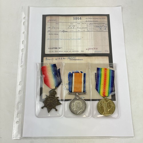 Ww1 mons star medal trio - medal,
