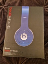 Beats by Dr Dre Blue Wireless Headphones ORIGINAL BOX Only No Headphones