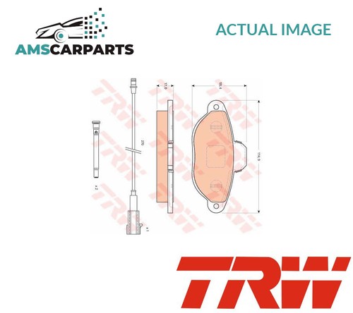 Brake pads set - set, braking