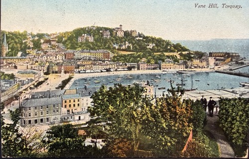 1905 antique postcard vane - postcard,