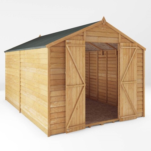 12x8 wooden garden shed - wooden,