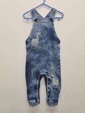 Mantaray Baby Toddler Boys Denim Look Dungarees Age 18-24 Months 