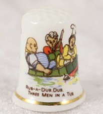 China Thimble Rub a Dub Dub 3 men in a tub nursery rhymes