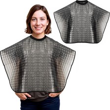 Larrel Short Hair Cape, Black