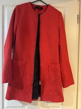 Zara Red Jacket Woman’s Size