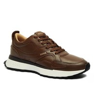 BOSS Trainers Mens Dark Brown