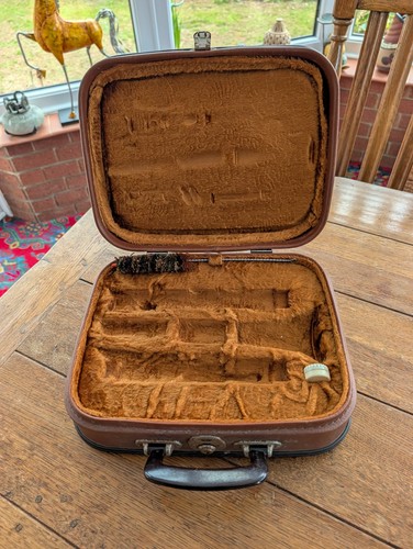 Vintage brown leather - -,