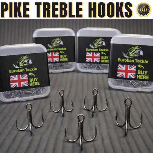 Pike treble hooks fishing - hooks,