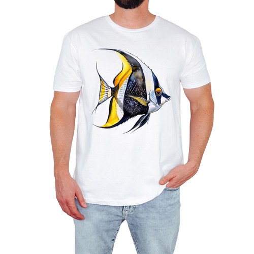 Tropical fish mens - tropical, t-shirt