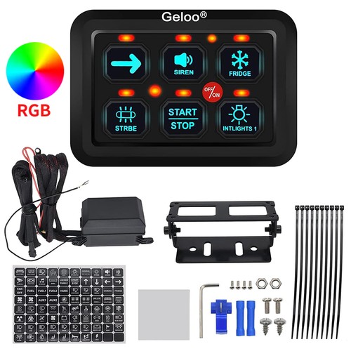 12v gang switch - 6, on-off