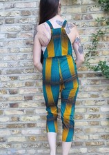 Handmade Dungarees African XS