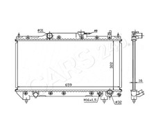 Radiator Fits TOYOTA AVENSIS