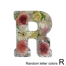 Pressed Flower Resin Letters
