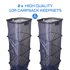 2 x Quality Carp Keepnet 10ft