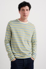Seasalt Men's Regular Men's Crew Neck Sailor Shirt Duet Mini Cornish Pickle