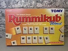 Rummikub Word Board Game Tomy 1995 vintage -100% Complete . Excellent condition 