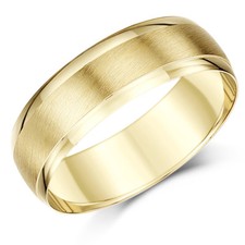 9ct Yellow Gold Textured &