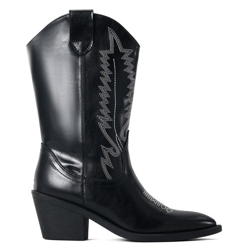 Womens cowboy faux - cowboy, leather