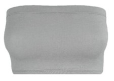 NEW LADIES PLAIN BOOB TUBE