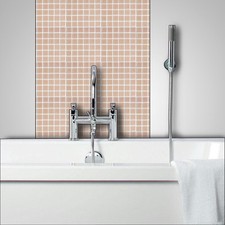 Orange glass mosaic tiles - orange,