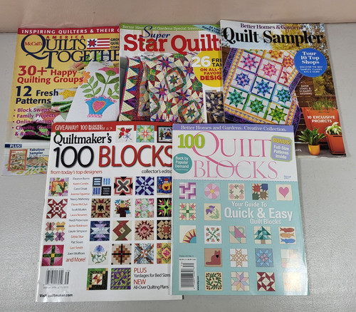 Lot quilting magazines - 5,
