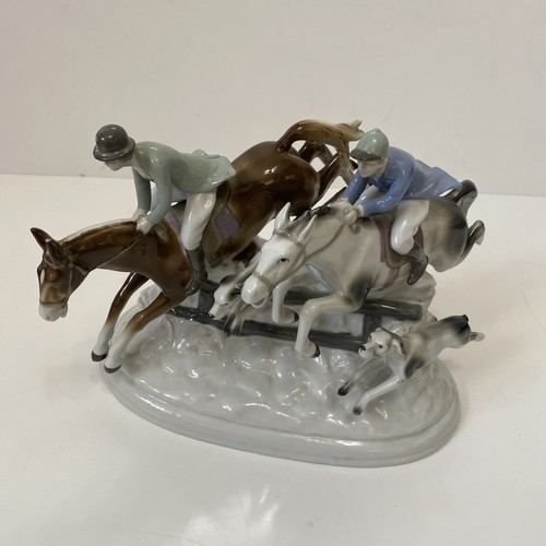 Grafenthal porcelain fox hunt