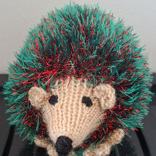 Knitted hedgehog soft - knitted,