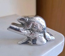 Vintage Signed Silver Beaver