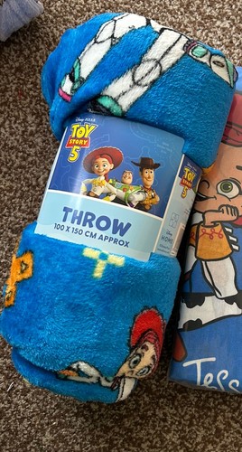Toy story fleece throw blue - story, 5