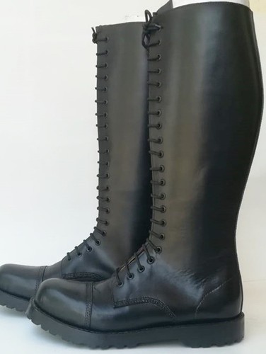 Men tall black motorcycle - black,