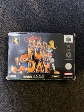 Conkers Bad Fur Day Nintendo 64 Game Boxed with Manual N64 PAL