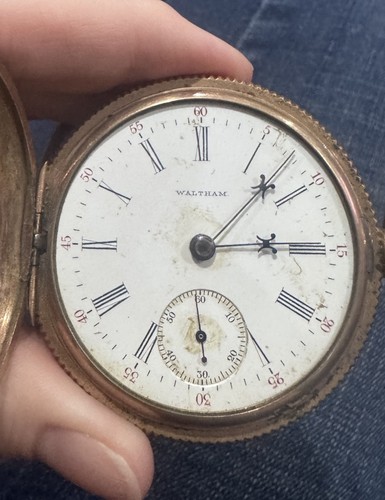 Antique waltham pocket watch - antique,