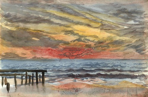 Impressionist coastline - impressionist,