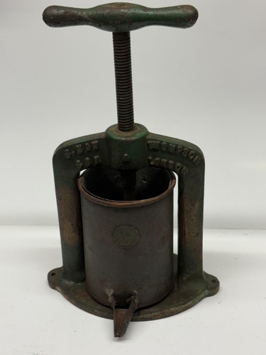 Vintage tricture fruit press - vintage,