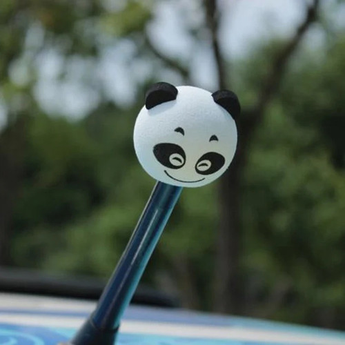 Cute panda car - antenna, aerial