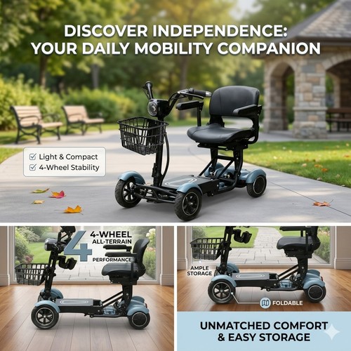 Wheel mobility scooter - scooter, for