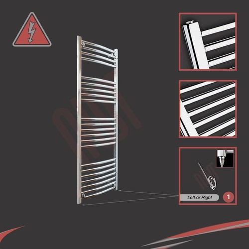 Electric chrome towel - chrome, rail